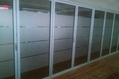 Glass Office Door Privacy - Decorative Window Tint Installation MD