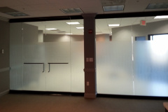 Glass Office Door Privacy - Decorative Window Tint Installation MD
