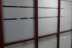 Glass Office Door Privacy - Decorative Window Tint Installation MD